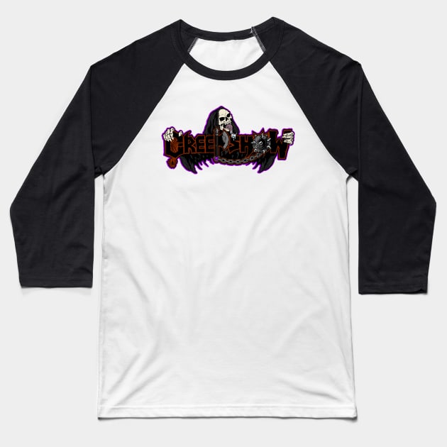 Creepshow Baseball T-Shirt by Purwoceng